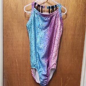 Multicolor Star-Patterned Women's Swimsuit